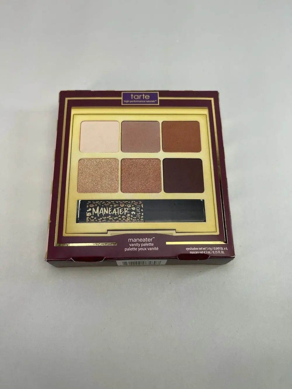Tarte Maneater Vanity Eyeshadow Palette & Mini Mascara NIB